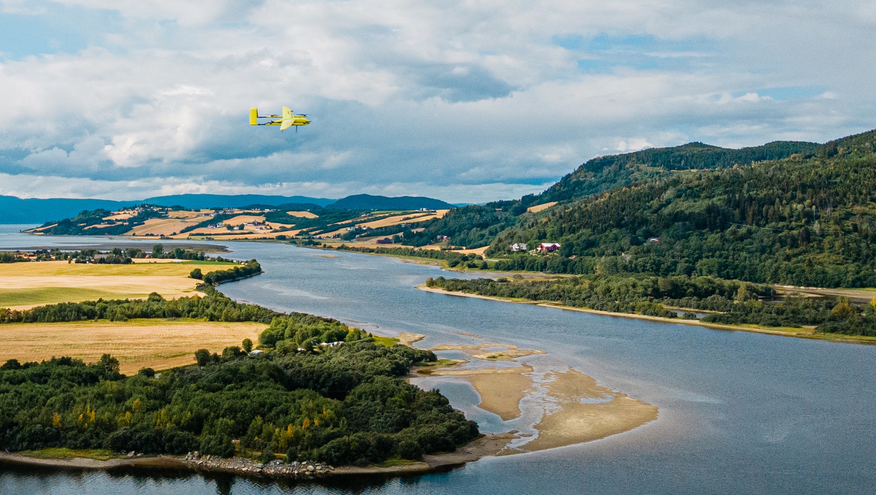 Norway's exclusive drone delivery: world's longest distance