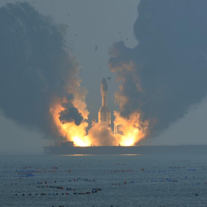 Watch: Orienspace successfully launches private rocket Gravity-1