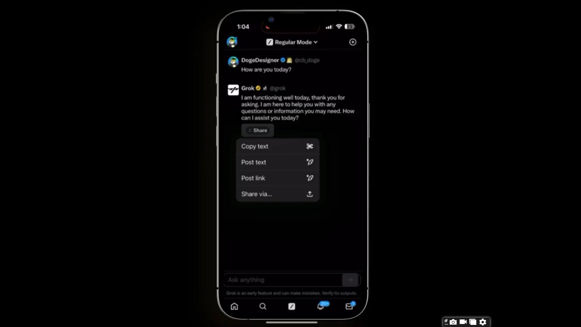 Musk's xAI Grok chatbot now available to all X premium subscribers