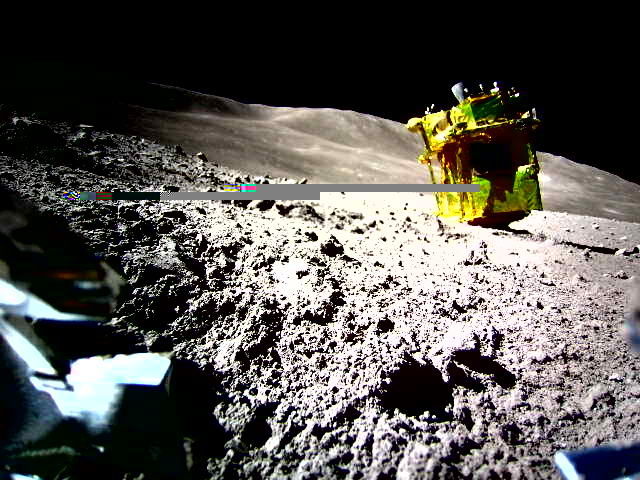 Japan's Moon lander achieves precise lunar touchdown, makes nose-first landing