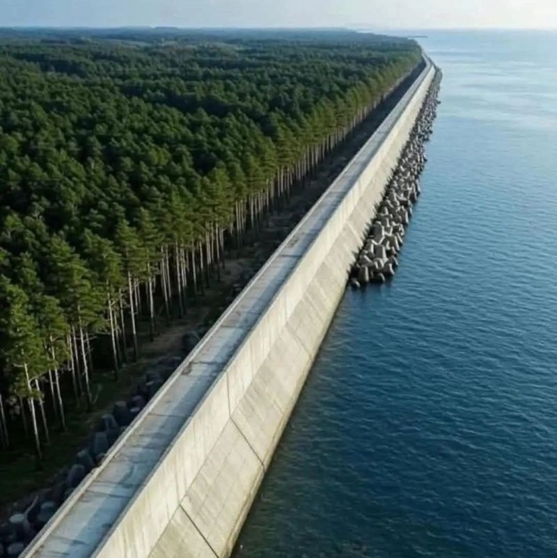 Japan builds seawalls and forests to protect against future tsunamis