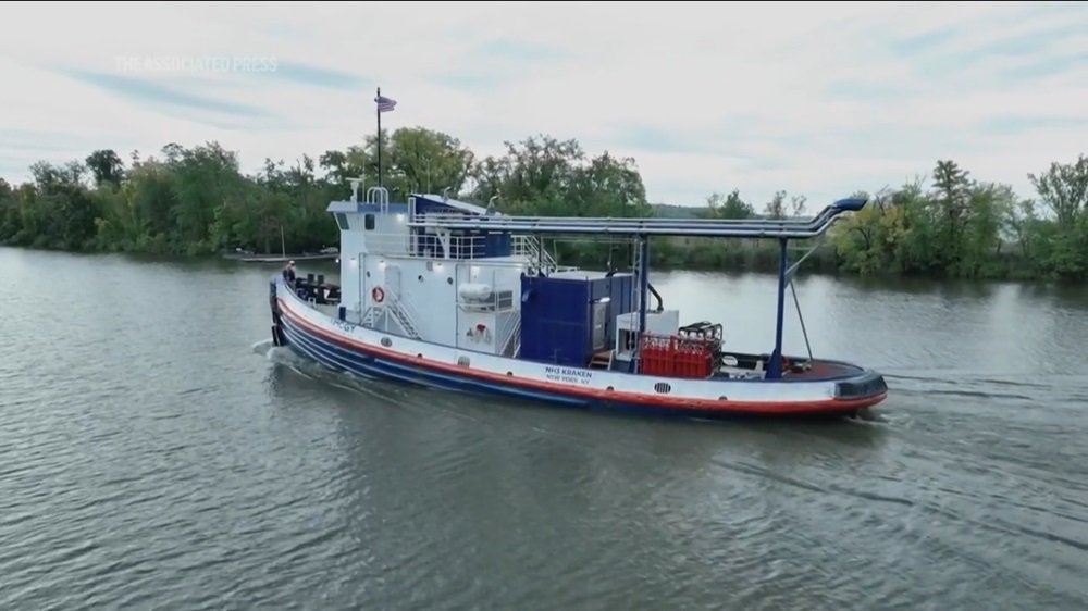 Ammonia-powered tugboat sets sail, pioneering zero-emissions shipping